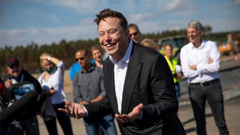 Website uses Elon Musk and Tesla to write falsity about cryptocurrencies and guaranteed results