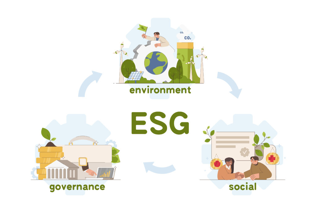 ESG Rating encompasses the valuation of an organisation's environmental, governance and social practices. 